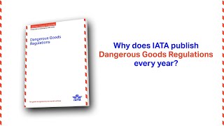 Why are IATA Dangerous Goods Regulations manuals updated every year [upl. by Dawson]