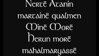 Neldë coranar Lord of the Rings  Rings poem translated into Quenya [upl. by Eniamret]