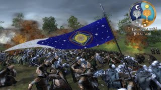 TAURIMDUINATH THE FOREST BETWEEN RIVERS Pitch Battle  Silmarillion Total War [upl. by Sillek]