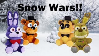 FNaF Plush  Snow Wars [upl. by Llenet]