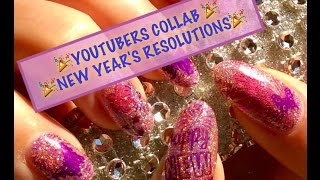 DEUTSCH🎉NEW YEARS YOUTUBERS COLLAB  NEUJAHRSVORSÄTZE🎉 [upl. by Llenel]