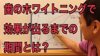 歯のホワイトニングで効果が出るまでの期間とは？【御茶ノ水 歯医者】 [upl. by Nwahsid]