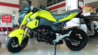 Honda MSX 125 SF 2017 สีเหลืองเทา [upl. by Sedda202]