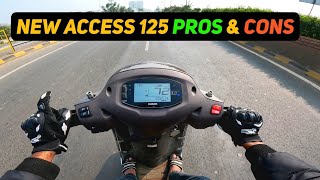 New Suzuki Access 125 Pros And Cons  2024 Access 125 Ride  Positives amp Negatives [upl. by Mountford]