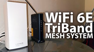 Linksys Atlas Max WiFi 6E Velop Router Home Mesh System MX8500 [upl. by Narhet]