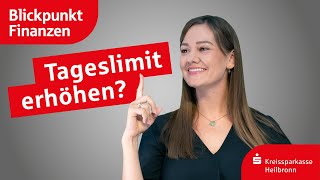 Ändern Sie Ihr Tageslimit beliebig bis zu 7 Tage [upl. by Niattirb767]