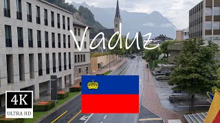 Liechtenstein  Vaduz  Walking through the Capital of Liechtenstein 4K UHD  with Real Sound [upl. by Skricki]