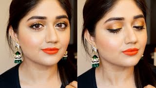 Indian Wedding Guest Makeup  corallista [upl. by Aowda]