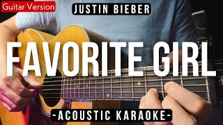 Favorite Girl Karaoke Acoustic  Justin Bieber HQ Backing Track [upl. by Iives]