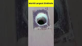 WORLD Largest Sinkhole Its HUGE [upl. by Nuajed92]