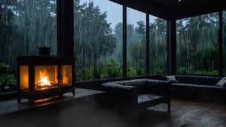 Sounds Rain and Thunder on Window ⛈ Overcome Insomnia Relax Study Reduce Stress Dispel Fatigue [upl. by Rabka954]