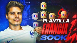 PLANTILLA DE FRANCIA POR 200K MONEDAS PARA FUT CHAMPIONS  FIFA 22 [upl. by Orten]