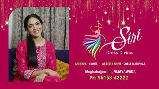 Siri Dress Divine Opening Soon in Vijayawada  Actress Ritu Varma  Exclusive Womens Fashion Store [upl. by Ahtikal144]