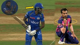 Rohit Sharma Shock Hardik Pandya Batting On Yuzi Chahal Wicket Over Again Hardik Mumbai Indians [upl. by Clerissa]