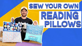 How to Sew a Reading Pillow  Easy Sewing Project [upl. by Anrym]