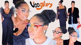 VOOGLAM HALFRIM GLASSES REVIEW  Never Be Boxed In  Spring Fashion Lookbook [upl. by Middleton107]