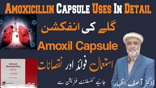 Amoxicillin 500mg Capsule  Amoxycillin Capsules ip 500mg  Amoxil Capsule Uses In Urdu  Mox 500mg [upl. by Vachill]