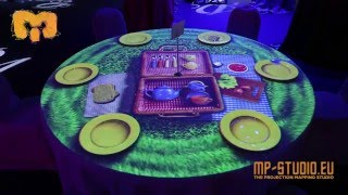 3D Projection Mapping  Table Demo by MPSTUDIO [upl. by Sabino]