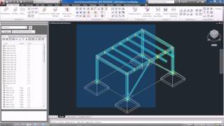 AutoCAD Structural Detailing 2012 Solid Objects in Drawings [upl. by Ravel]