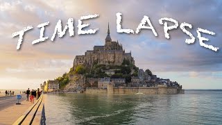 Mont Saint Michel  Tide in TimeLapse HD [upl. by Ymac]