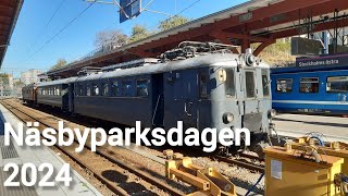 Veterantåg på Näsbyparksdagen 1492024 Roslagsbanan [upl. by Ysak]