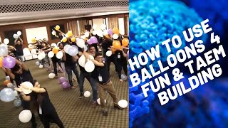 TEAM BUILDING ACTIVITY SAVE YOUR BALOON [upl. by Cinamod320]