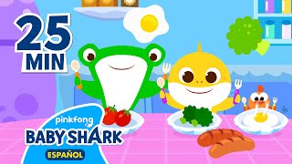 Buenos Modales en la Mesa  A Comer con Tiburón Bebé  Canciones Infantiles  Baby Shark en español [upl. by Cos]