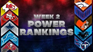 NFL Week 2 Power Rankings [upl. by Derry]