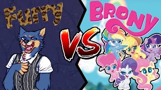 Furries VS Bronies [upl. by Shiau]