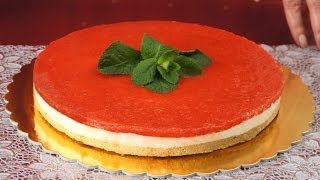 Ricetta Cheesecake alle fragole [upl. by Nastassia]