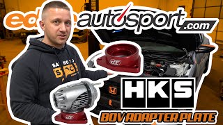 HKS BOV ADAPTER for 10th Gen Civic SOUND  HOW TO INSTALL  Project FC3 [upl. by Tolmann641]