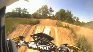 drz400 drz 400 ripping around the track [upl. by Tormoria640]