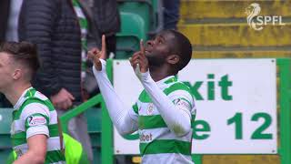 Odsonne Edouard scores a double against Rangers [upl. by Rodman]