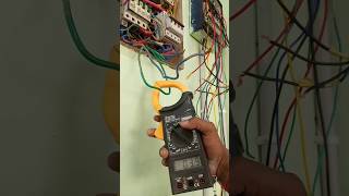 AC ampere checking  How to use Clamp meter clampmeter ampere shorts [upl. by Chae905]