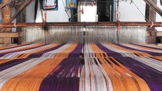 How To Make COTTON SAREE By Maggam Hand Made Woven Work HANDLOOM  Small Scale Industries [upl. by Asial]