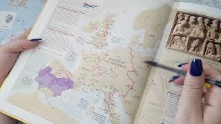 ASMR  Medieval Maps Silk Road Charlemagne Crusades  Soft Spoken Map Tracing [upl. by Weissman639]