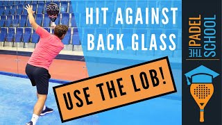 How should YOU hit off the back glass Padel Tactics [upl. by Kacy]