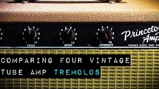 Comparing Four Vintage Tube Amp Tremolos [upl. by Cherice181]