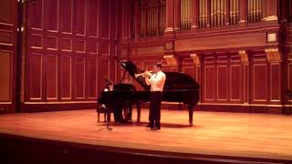 Enesco Legend Ben Wright Jordan Hall recital [upl. by Conlee]