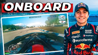 INDYCAR ONBOARD Volta rápida de Enzo Fittipaldi em Sebring [upl. by Niuqaoj227]