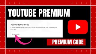 How to activate YouTube Premium with code [upl. by Hedberg]