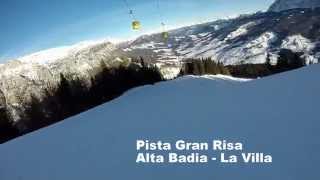 Pista Gran Risa  Alta Badia  La Villa [upl. by Jovi]