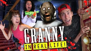 Playing GRANNY 👵🏻 Game In REAL LIFE GONE WRONG😖 [upl. by Anerhs535]