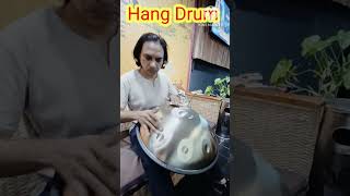 Hang Drum beats sound  how to play Hang Drum  shorts [upl. by Annaek]