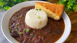 The Perfect Red Beans and Rice Recipe onestopchop [upl. by Winna]