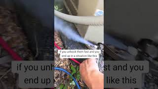 hvac technicians covers tips and tricks of hooking up refrigerant guages [upl. by Asiulairam479]