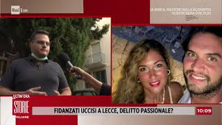 Fidanzati uccisi a Lecce killer in fuga  Storie Italiane 23092020 [upl. by Valentijn]