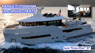 66M STEEL Ultimate WaterSports EXPLORER YACHT  Lynx 27 Yacht Tour [upl. by Immac]