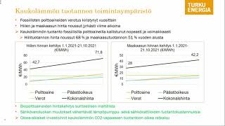 Kaukolämpö vihertyy ja hinta laskee  Jani Uitti Turku Energia [upl. by Nabalas276]