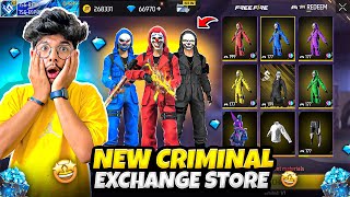 Free Fire All Criminals Bundle Are Back😍❤️ Red Blue Black Criminal🤩I Got Them All Garena FreeFire [upl. by Suidaht]